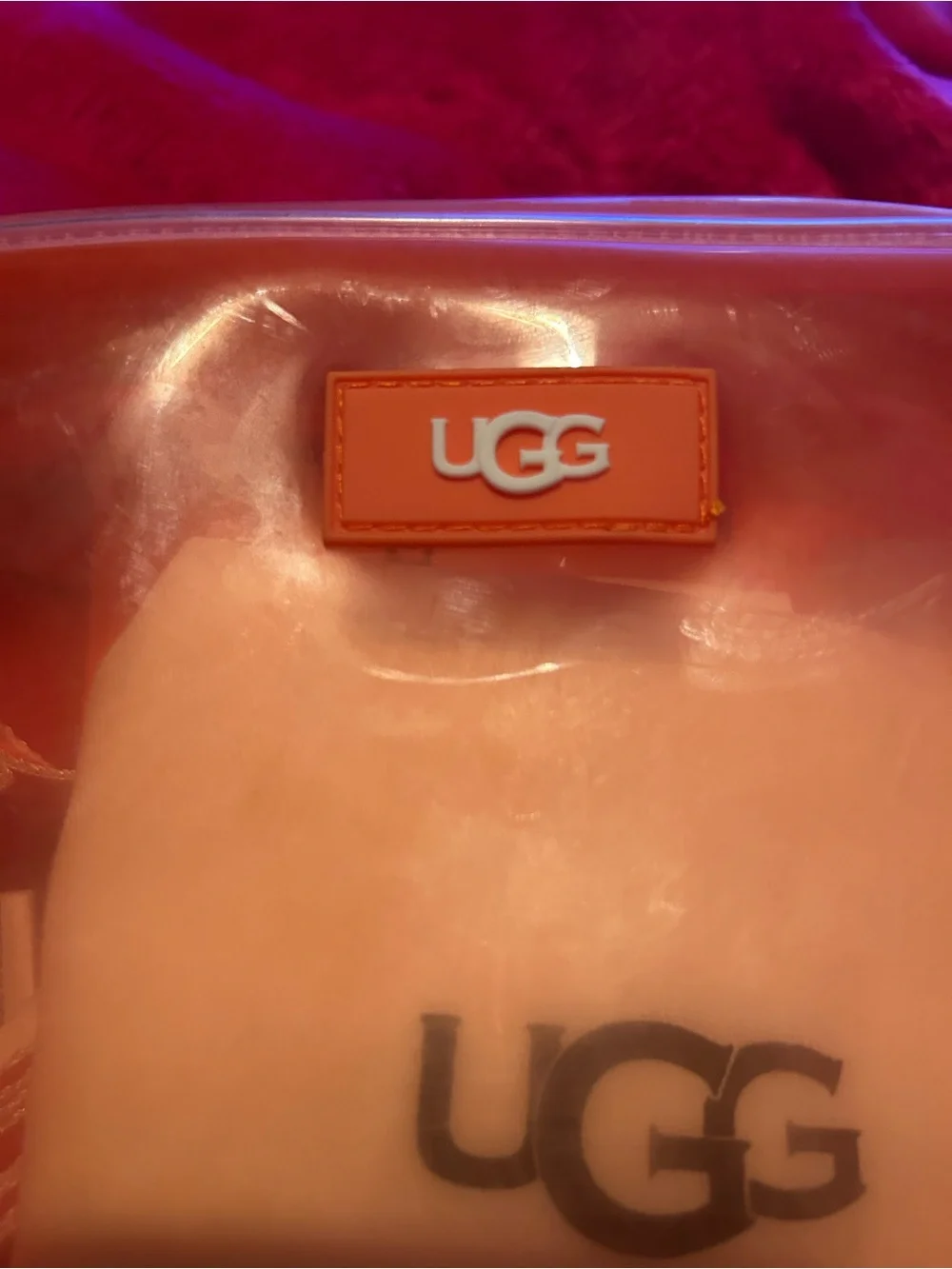 UGG clear orange